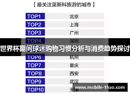 世界杯期间球迷购物习惯分析与消费趋势探讨