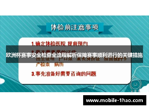 欧洲杯赛事安全检查全流程解析保障赛事顺利进行的关键措施