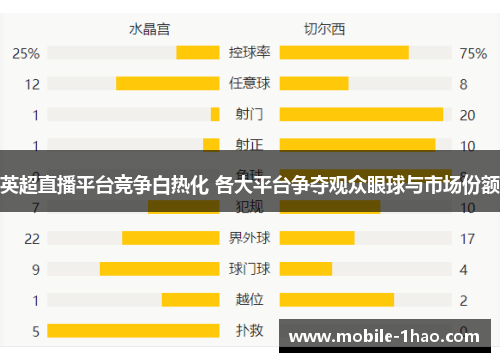 英超直播平台竞争白热化 各大平台争夺观众眼球与市场份额