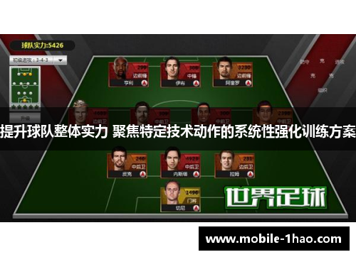 提升球队整体实力 聚焦特定技术动作的系统性强化训练方案