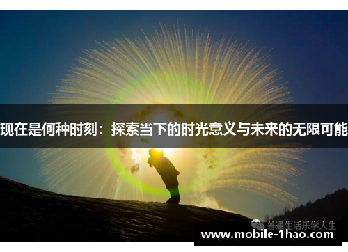 现在是何种时刻：探索当下的时光意义与未来的无限可能