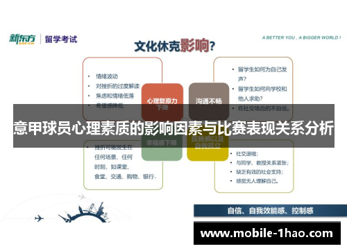 意甲球员心理素质的影响因素与比赛表现关系分析
